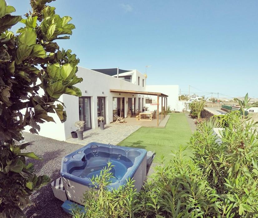 Agua Guesthouse Lajares Villa Con Jacuzzi Exteriér fotografie